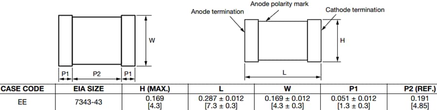 Vishay T59 vPolyTan™ Chip Capacitors